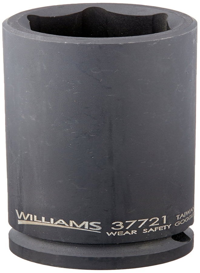 Williams 37721 1/2-Inch Drive Deep Impact Socket, 6 Point, 21mm