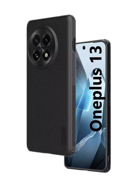 OnePlus 13 Case Cover Super Frosted Shield Pro Matte All-Round Protection Anti-scratch Slim Luxury PC Hard Protection Back Cover for OnePlus 13 5G 2024 (Black)