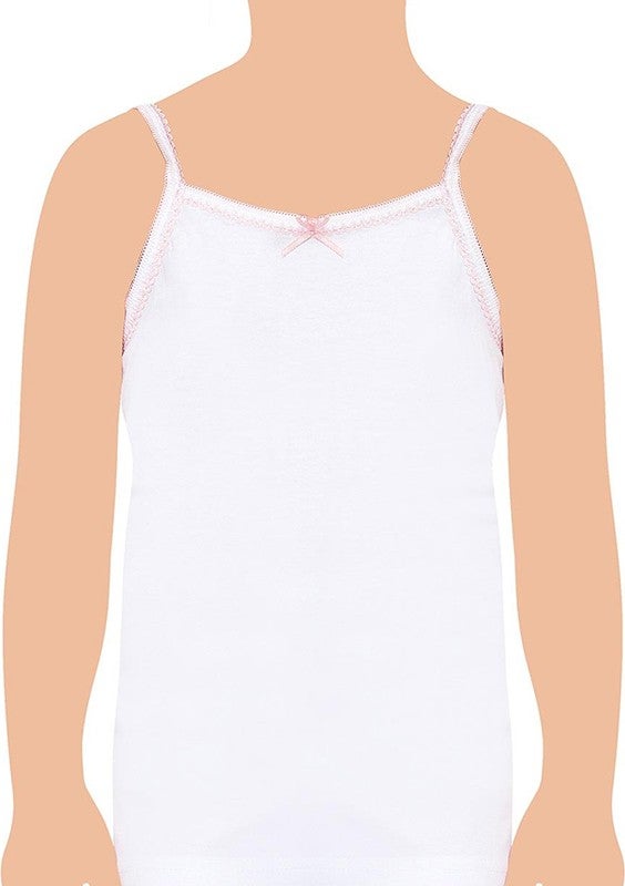 Seher Yıldızı Morning Star 048 Cotton Rope Suspender Girl's Undershirt 12 Pieces 