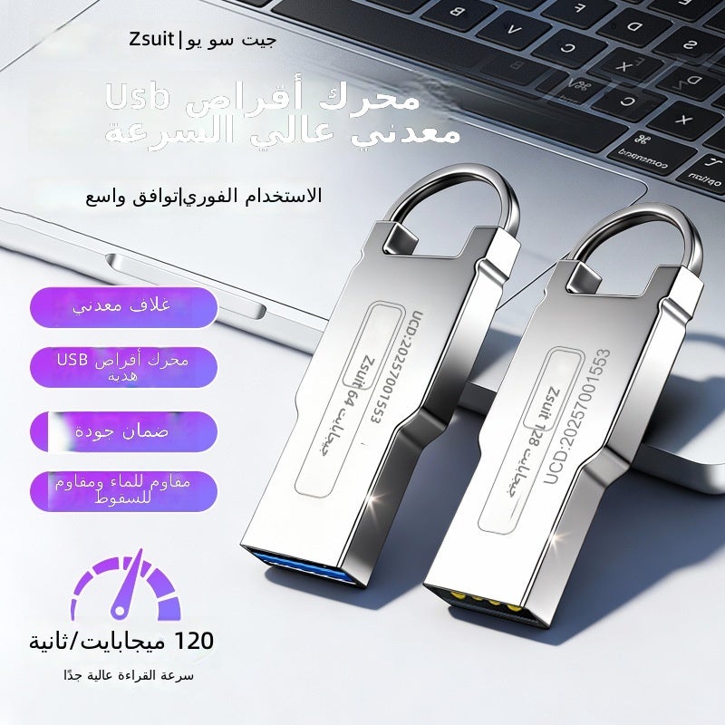 Jiesuyou USB Flash Drive Car Audio 16GB Lossless Music U Disk 64GB for Phone & Computer High-Speed USB  3.0 - Image 1