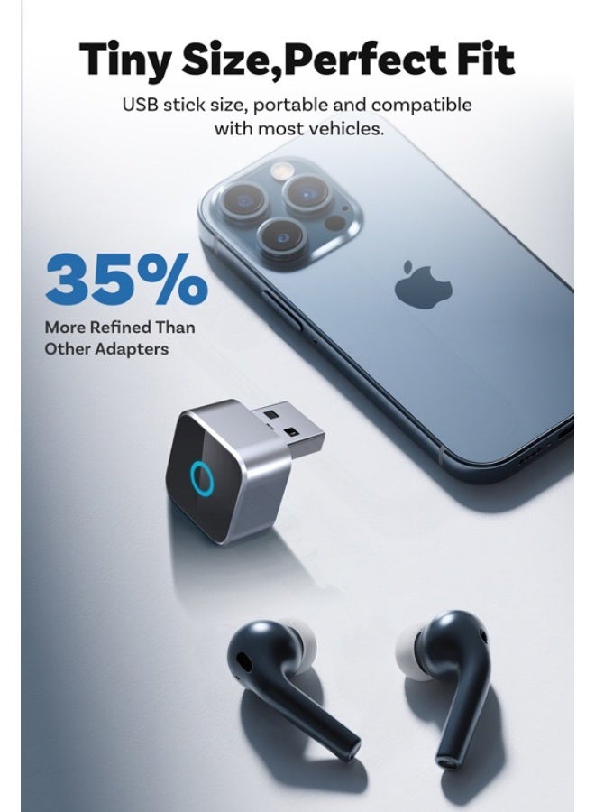 محول CarPlay لاسلكي و Android Auto ثنائي الوظيفة لتويوتا ونيسان ولكزس تشغيل فوري مع حافظة معدنية - Image 4