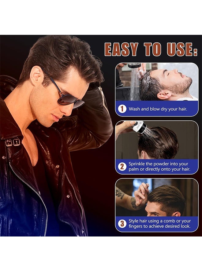 IKZEE Hair Styling Powder for Men - Texture Powder - Easy to Apply - Natural Matte Hairstyle - Texturizing and Volumizing - Image 4