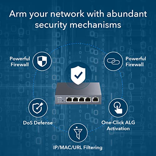 Cudy New Gigabit Multi-WAN VPN Router, Up to 4 Gigabit WAN Ports, SMB Router, Load Balance, Lightning Protection, PPTP L2TP WireGuard OpenVPN IPsec VPN Router - Image 3