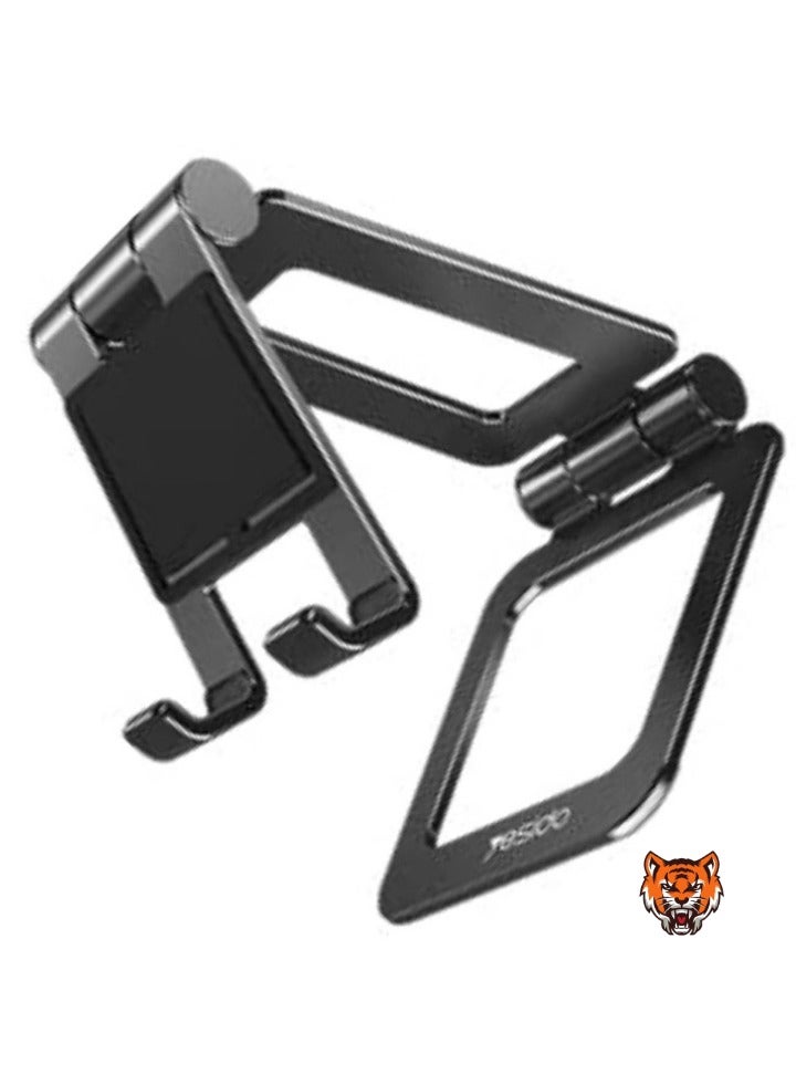 TIGER "Universal Phone and Tablet Holder – Multi-Angle, Extendable, Foldable, and Rotatable, Compact Design, Black" - Image 1