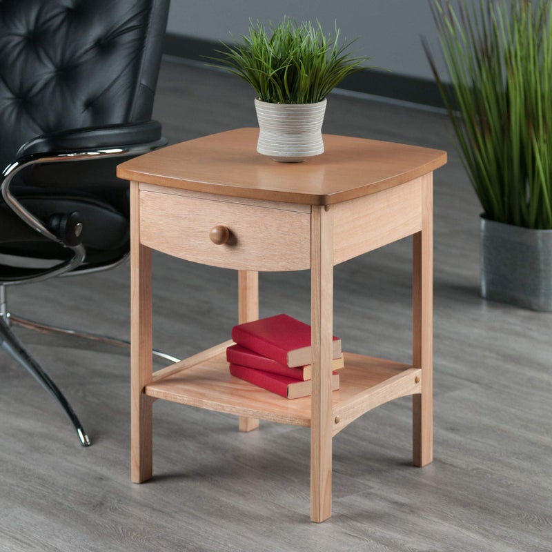 Winsome 82218 Wood Claire Accent Table, Natural 18 inches - Image 5
