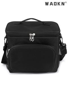 WAOKN Large Capacity Multi-purpose Outdoor Lunch Bag Insulated Lunch Box Large Cooler Tote Bag Unisex Double Layer Heat Resistant Cooler Bag With Adjustable Shoulder Tote  - Image 3