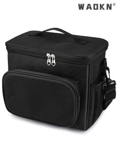 WAOKN Large Capacity Multi-purpose Outdoor Lunch Bag Insulated Lunch Box Large Cooler Tote Bag Unisex Double Layer Heat Resistant Cooler Bag With Adjustable Shoulder Tote  - Image 1