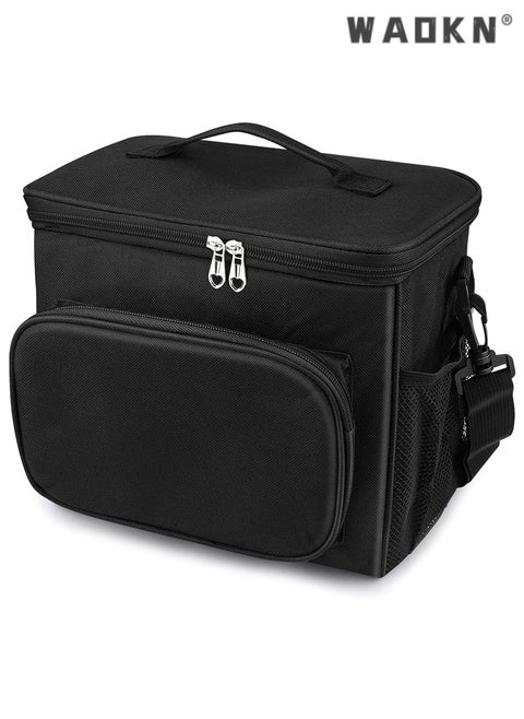 Large Capacity Multi-purpose Outdoor Lunch Bag Insulated Lunch Box Large Cooler Tote Bag Unisex Double Layer Heat Resistant Cooler Bag With Adjustable Shoulder Tote