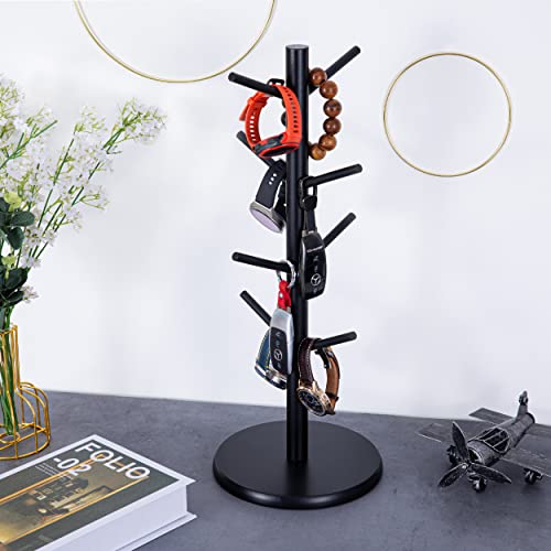 MyLifeUNIT Mug Holder Tree, Black Coffee Cup Holder with 8 Hooks, Wood Mug Hanger Stand for Counter - Image 5