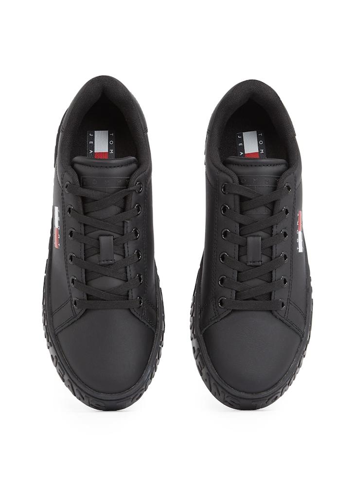 TOMMY JEANS Logo Detail Lace Up Low Top Sneakers  - Image 5