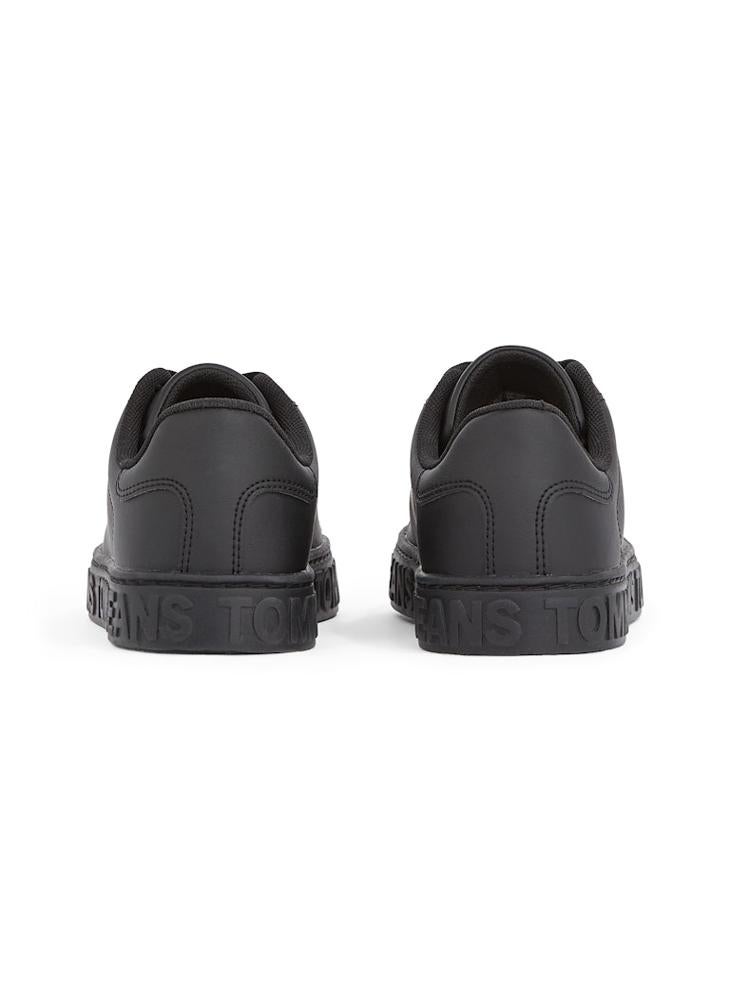 TOMMY JEANS Logo Detail Lace Up Low Top Sneakers  - Image 4