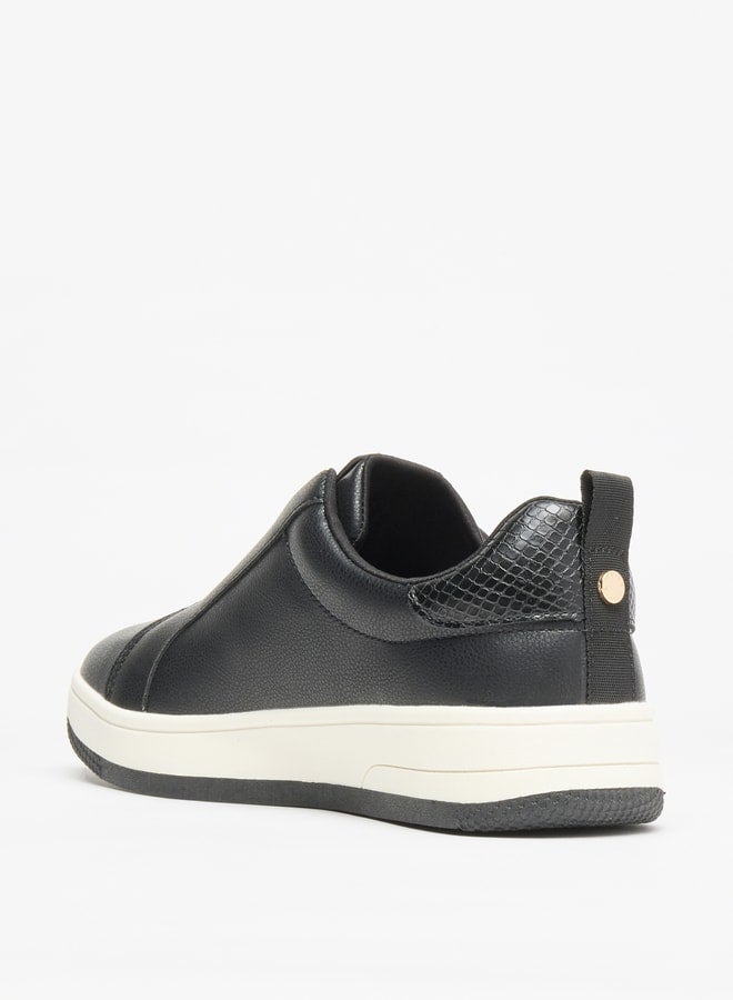Flora Bella By Shoexpress Women's Solid Slip-On Low Ankle Sneakers  - Image 3