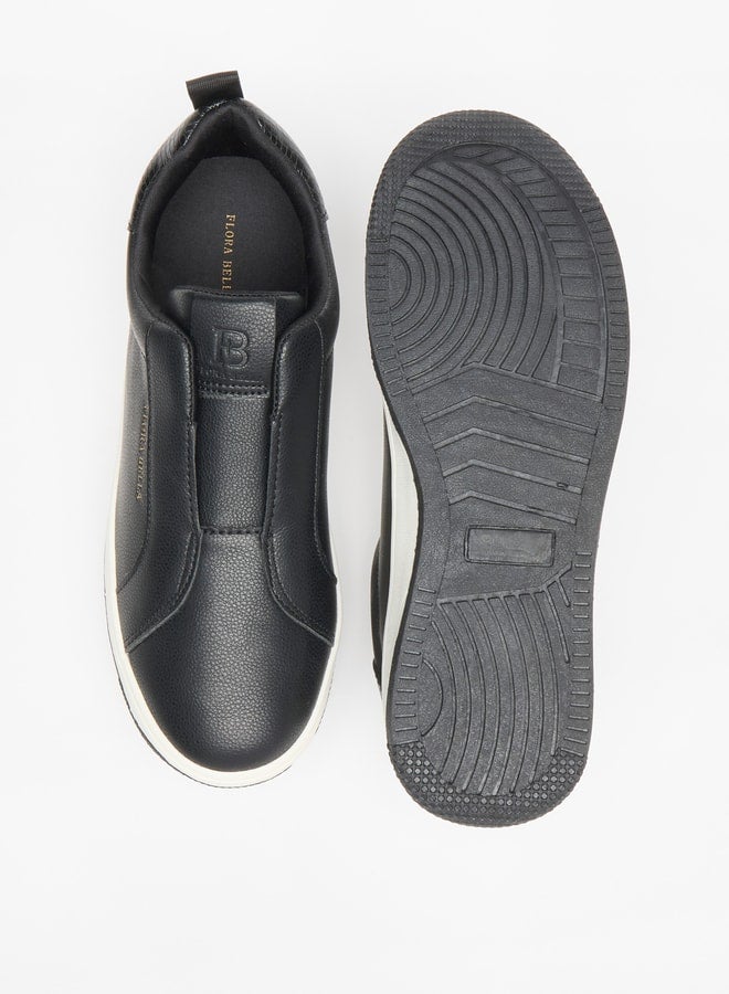 Flora Bella By Shoexpress Women's Solid Slip-On Low Ankle Sneakers  - Image 4