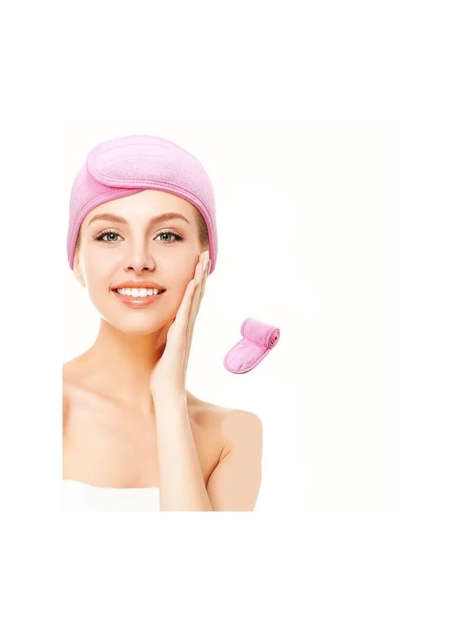 شريط راس للتعرق، منشفة شعر ملفوفة غير قابلة للانزلاق وقابلة للتمدد والغسل لغسل الوجه وعلاج الوجه والرياضة تناسب الجميع متعدد الالوان - Image 2