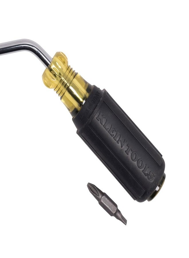 KLEIN TOOLS 67100 Multi-Screwdriver Set, 2-in-1 Interchangeable Rapi-Driv Screwdriver with Phillips and Slotted Bits - Image 5