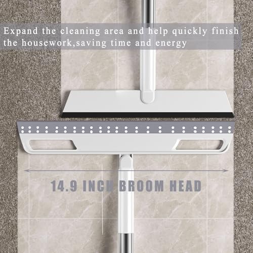 YALAMI Multifunction Magic Broom, Extended Indoor Detachable,3-in-1 Sweeper Removing Dust Liquid Hair, Adjustable Floor Squeegee,Magic Broom as seen on tv（Gray） ﻿ - Image 2