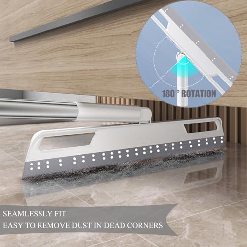 YALAMI Multifunction Magic Broom, Extended Indoor Detachable,3-in-1 Sweeper Removing Dust Liquid Hair, Adjustable Floor Squeegee,Magic Broom as seen on tv（Gray） ﻿ - Image 4