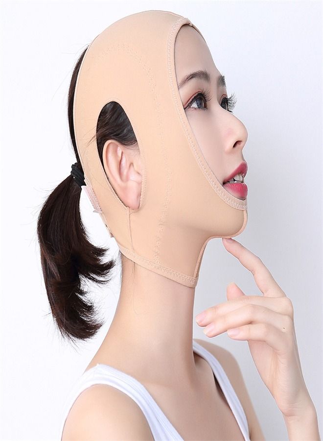 Loquat V Face Bandage Face Massager Beige - Image 1