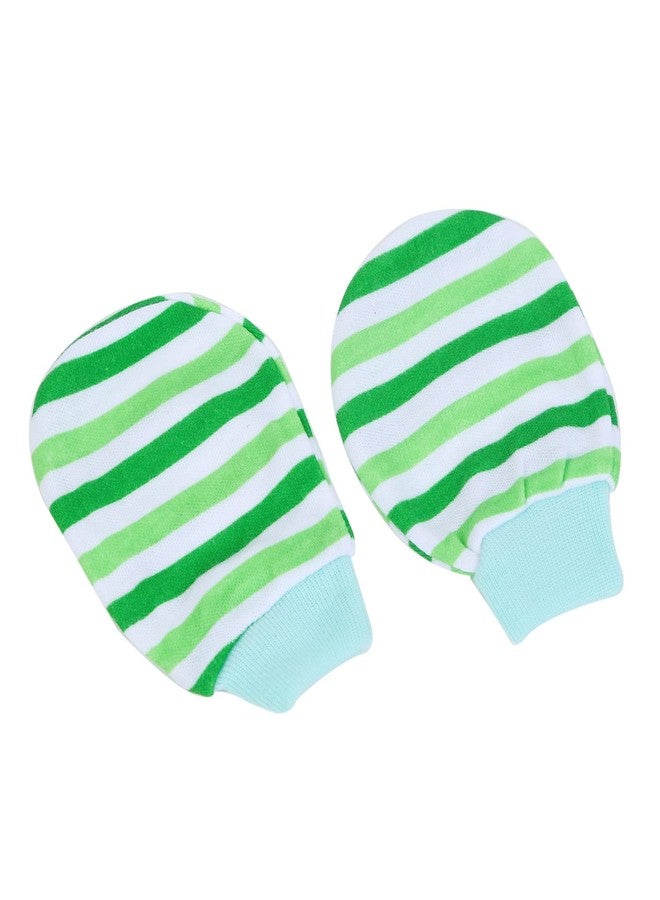Mini Berry Newborn Baby Cotton Mittens Set | Gloves Set | Multicolor. Pack of 6 Pairs. - Image 5