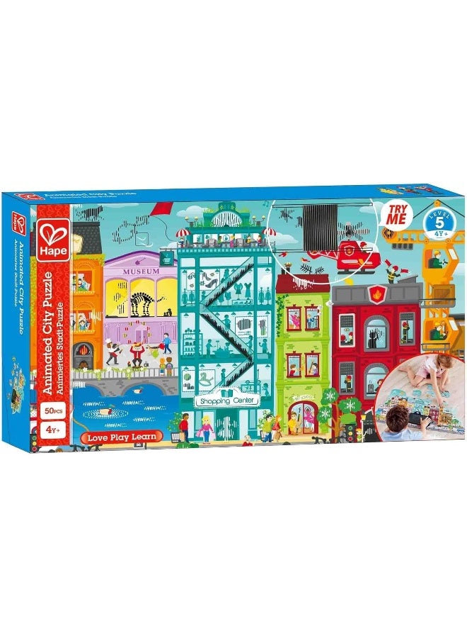 Hape Animated City Puzzle - Image 1