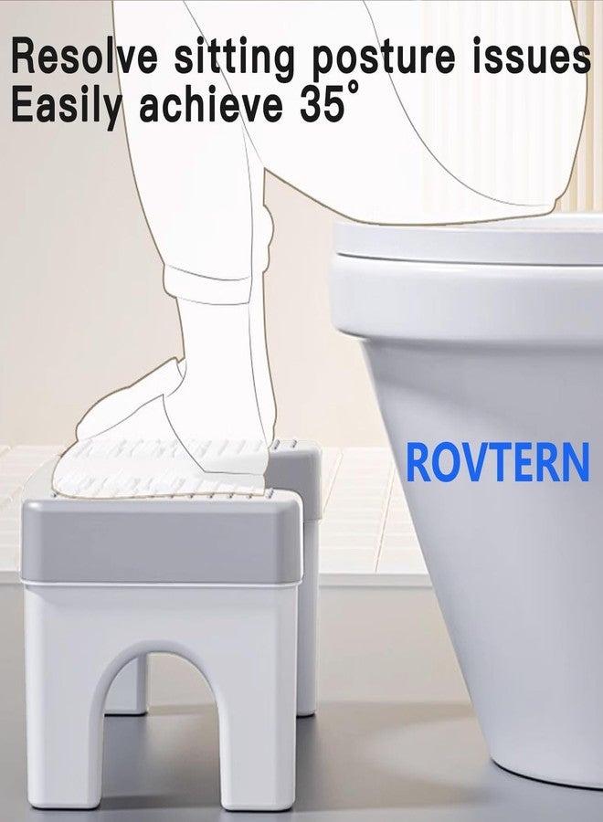 كرسي متدرج 6.7 بوصة، كرسي قدم بلاستيكي محمول من ROVTERN، كرسي مرحاض مانع للانزلاق من ROVTERN للحمام - Image 2