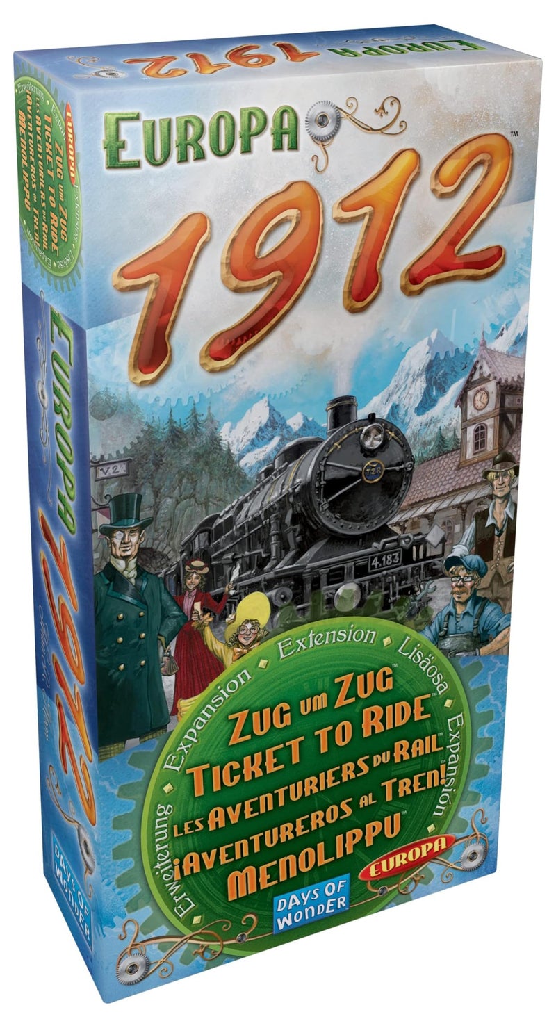 Days of Wonder | Ticket to Ride Europa 1912 Board Game EXPANSION | Ages 8 | For 2 to 5 Players - Image 1