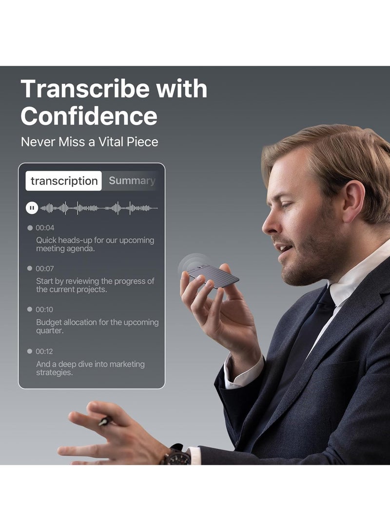 PLAUD Plaud Note AI Voice Recorder with Dual Engine Audio Capture & ChatGPT-4o Summary Tool - Image 2