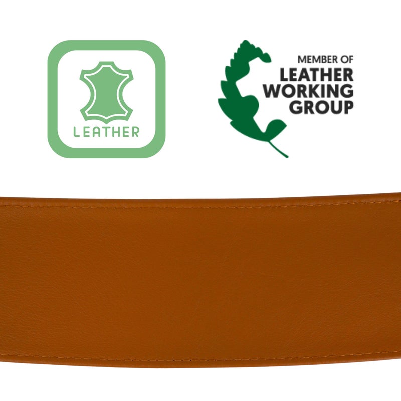 FASHIONGEN - Woman Italian leather Obi belt, CASSIANE - Camel, S-M - Image 5