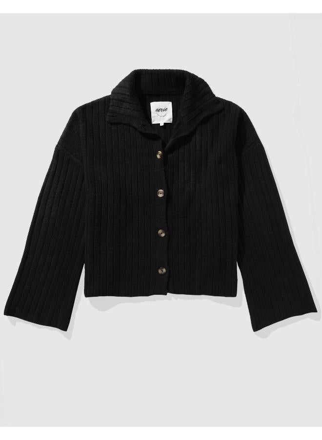 Aerie Unreal Ribbed Cardigan