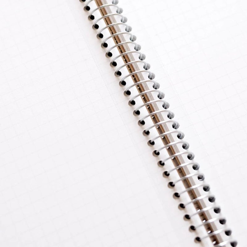 Maruman SPIRAL NOTE BASIC 8.58 x 11.69 inches (A4) after detached, 5mm-squared, 80 Sheets (N245ES) - Image 5