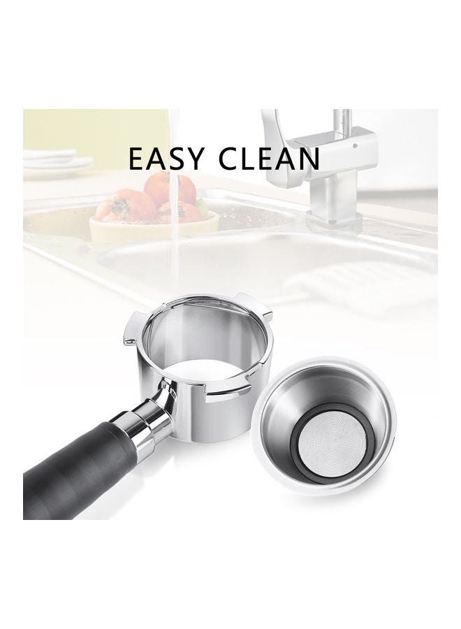 NIBEMINENT Stainless Steel Coffee Filter Black/Silver 20x5.1cm  - Image 2