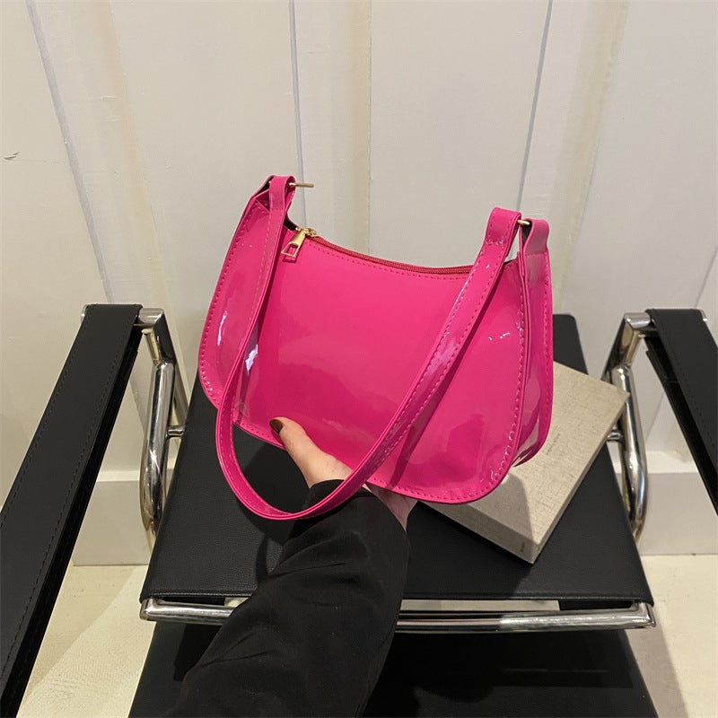 Korean Style Shoulder Bag for Women 2026 New Fashion Solid Color Small Square Bag - Image 4