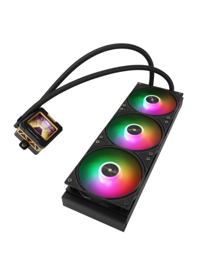 ثيرمالرايت مبرد مائي ثيرمال رايت فورزين ورفريم بشاشة حجم 2.4 بوصة ARGB لون أسود - Image 2