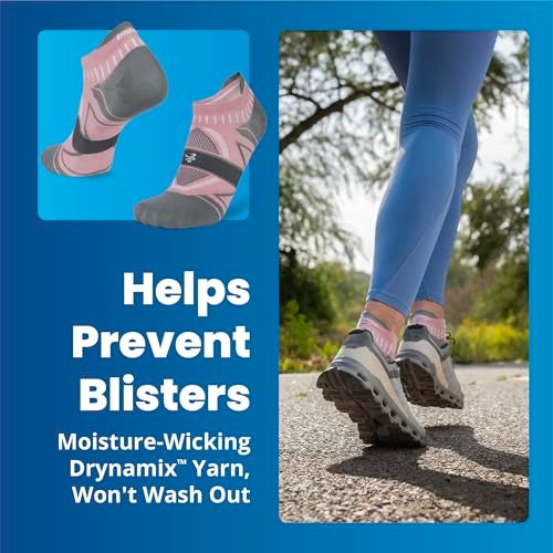 Balega Hidden Dry Moisture Wicking Performance No Show Athletic Running Socks for Men and Women (1 Pair), Black, Large - Image 3