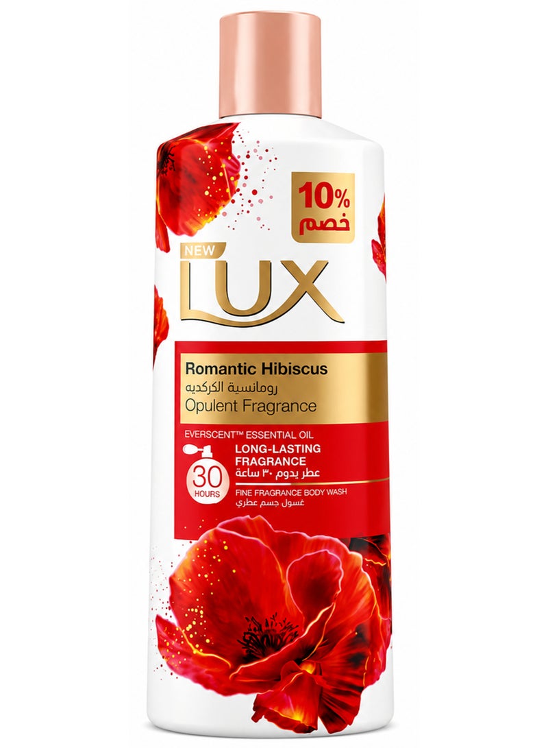 Lux Body Wash Romantic Hibiscus Opulent Fragrance 500ml - Image 1