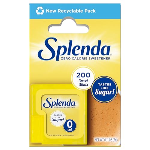 SPLENDA سبليندا محليات بدون سعرات حرارية أقراص قابلة للذوبان صغيرة 200 قطعة - Image 1