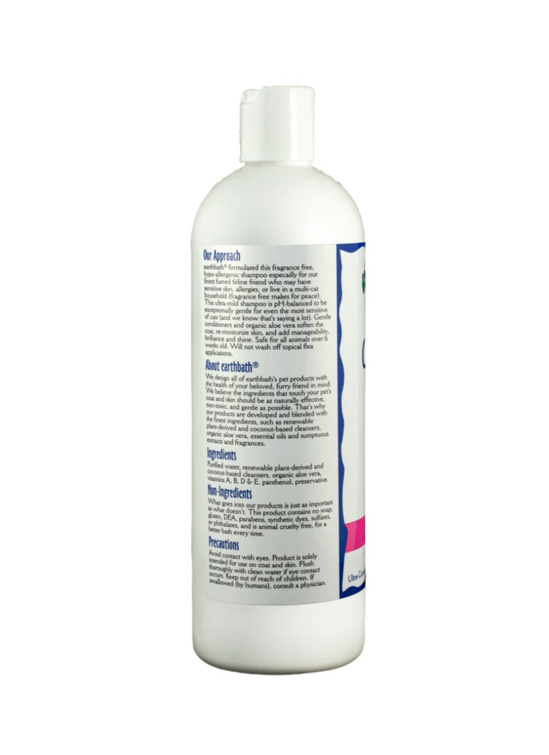 earthbath Hypo Allergenic Cat Shampoo Fragrance Free - Image 2