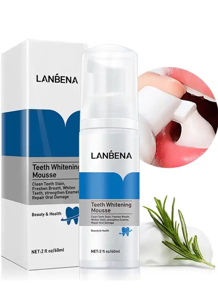 LANBENA - سائل تبييض الأسنان لتنظيف الأسنان وإزالة البقع وتبييض الأسنان - Image 1