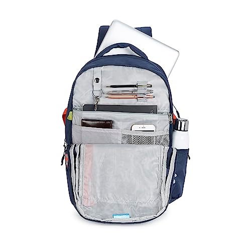 Skybags Polyester Solid Chaser 01 Laptop Backpack (H) Blue - Image 4