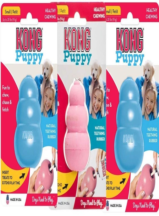 كونج (عبوة من 3 قطع) ألعاب كونغ الصغيرة للجراء - Image 1