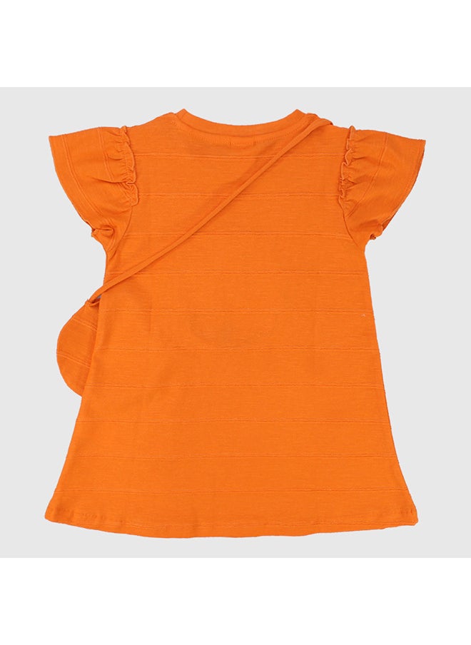 quokka - Comfy Cotton Short-Sleeved Dress - Image 1