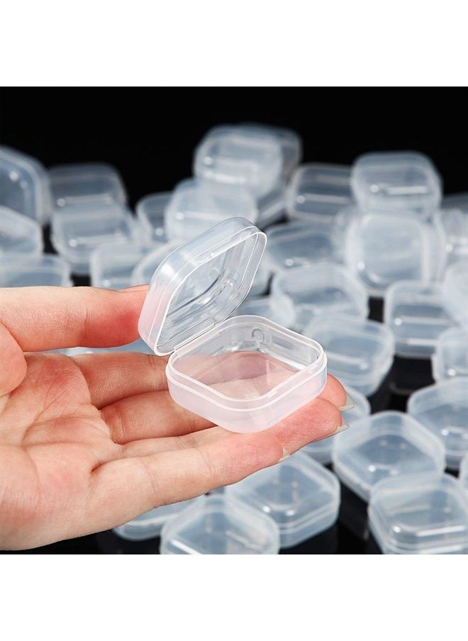 48 Packs Clear Small Plastic Containers Transparent Storage Box with Hinged Lid for Small Items Crafts Jewelry (1.37 x 1.37 x 0.7 Inches) - pzsku/Z12BA7F6EBA2502E1368CZ/45/_/1687660097/553b526b-c53f-4cc4-8ca1-28cc4304f4af