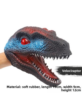 Dinosaur Hand Puppet Gloves Soft Rubber Triangle Tyrannosaurus Rex Kidsren's Artificial Animal Model Shark Shark Arm Head Boy Toy-Color:Velociraptor Hand Puppet - pzsku/Z12BA8EC45983264F827EZ/45/1745418526/231e6e2f-3cbc-426b-9101-8c425b0d7ebf