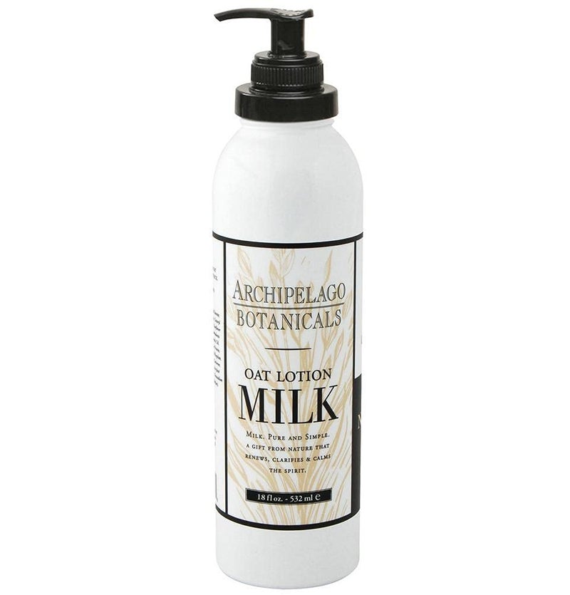 Archipelago Botanicals Oat Milk Lotion, Nurturing and Soothing Daily Moisturizer for Dry or Sensitive Skin, Hydrating Body Lotion, Paraben-Free, Phthalate-Free, 18â€¯oz - Image 1