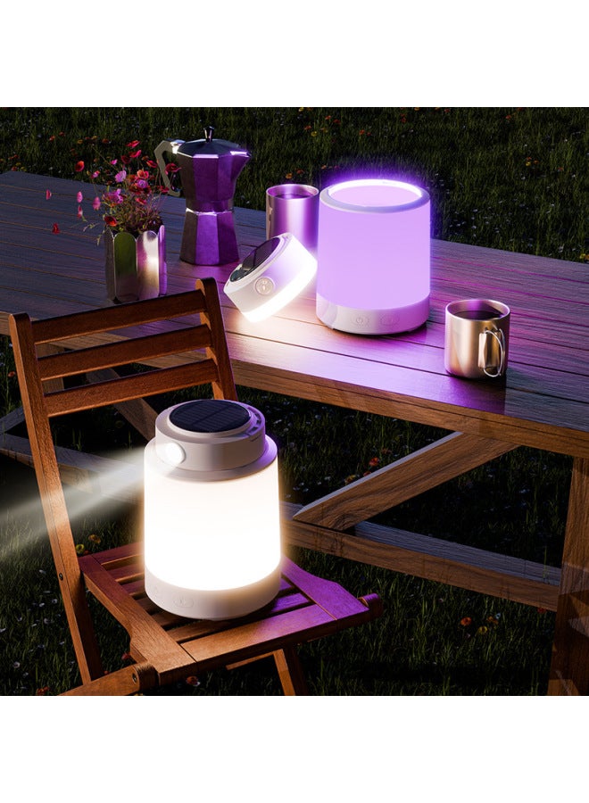 Outdoor Multifunctional Camping Lamp Tent Lamp Charging Split Lamp One Lamp Dual-purpose Multi-light Solar Work Lamp-Color:Qb-y108 Standard Model (light + Data Cable + Packaging)  - Image 4