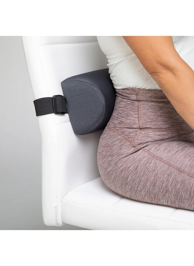 OPTP The Original Mckenzie D-Section Lumbar Roll – Usa-Made Low Back Lumbar Support For Office, Car Seats And Travel  - Image 3