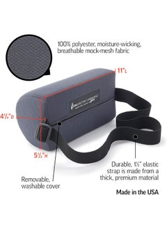 OPTP The Original Mckenzie D-Section Lumbar Roll – Usa-Made Low Back Lumbar Support For Office, Car Seats And Travel  - Image 4