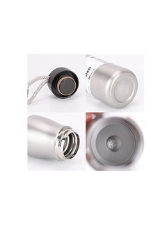 Generic KPNG 550ml Insulated Thermos Water Bottle, Keeps Hot for 10 Hours/Cold for 30 Hours, Double Walled 18/8 Stainless Steel for Kids and Sports (Single Bottle, silver)  - Image 2