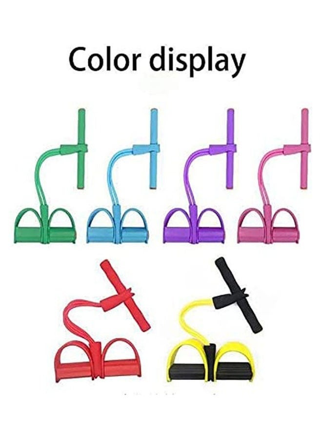 Fitness 4 Tubes Fitness Equipment for Cunning Tummy & Hip Tightening Arm & Back & Foot Multiuse  multicolor - Image 1