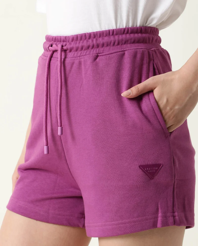 ريريزم Women's Mid Rise Terry Lounge Shorts